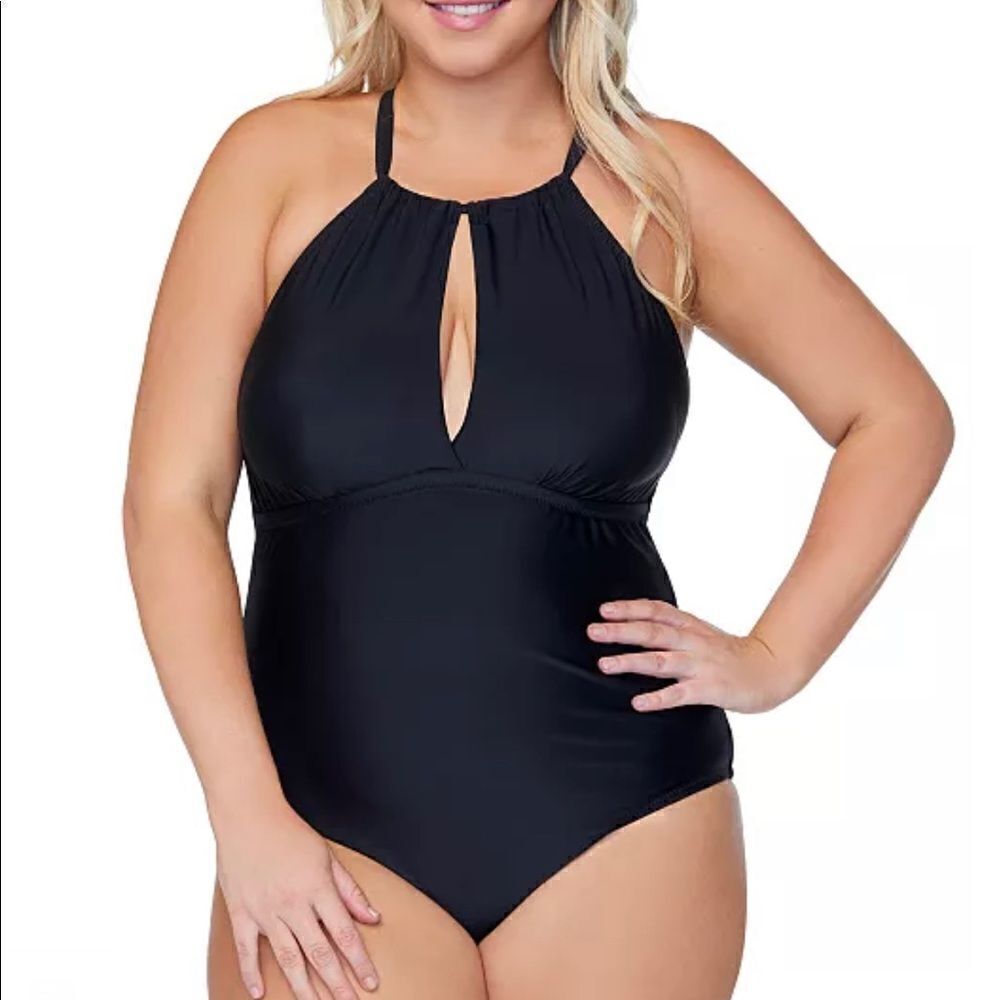 Raisins Curve Trendy Plus Size Catania One-Piece Swimsuit Women's Swimsuit